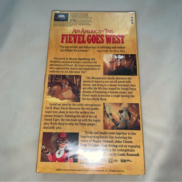 Fievel Goes West - VHS - Sealed/New - McDonald’s Edition - Picture 2 of 3